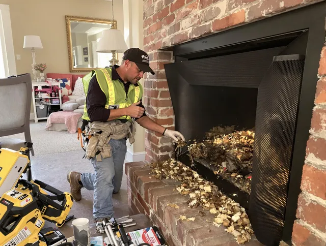 Safe screening installation by Orange Chimney Sweep in Orange, CT