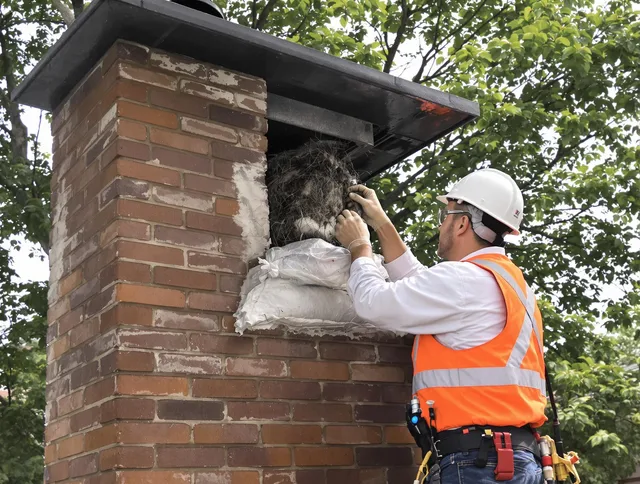 Humane removal of debris and animals by Orange Chimney Sweep in Orange, CT
