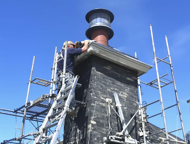 Sturdy chimney crown finished by Orange Chimney Sweep in Orange, CT